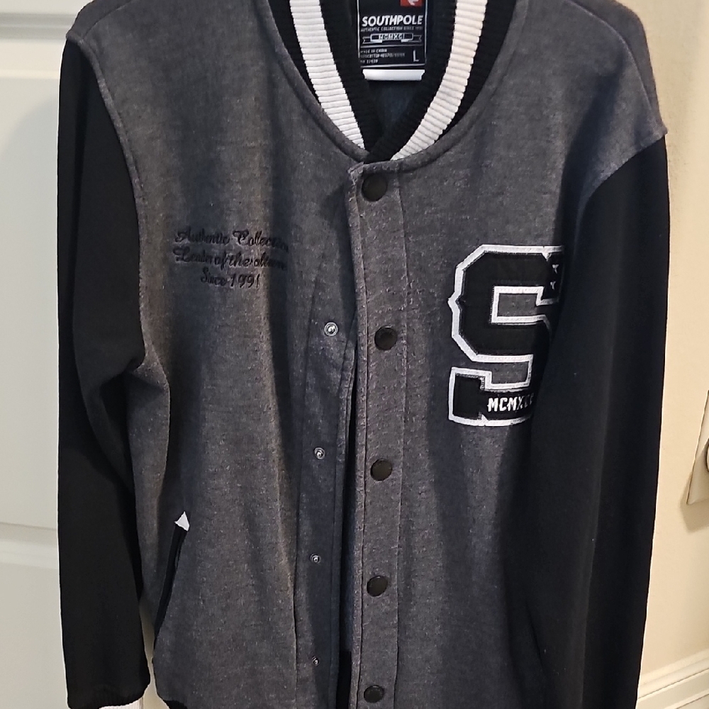 South Pole Black and Gray Jacket